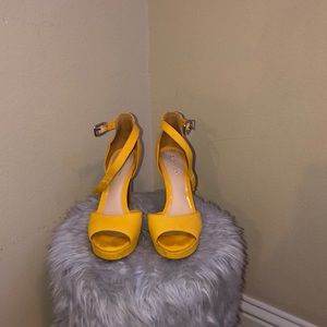 Yellow heels